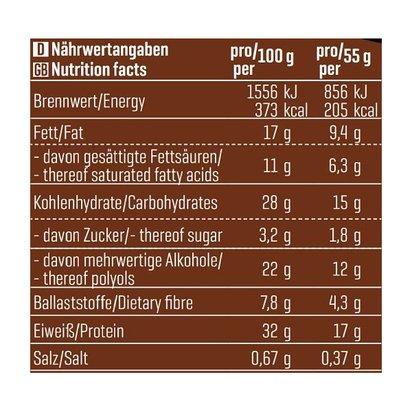 Body Attack YAMBAM CRUNCH Protein Riegel (15x55g)