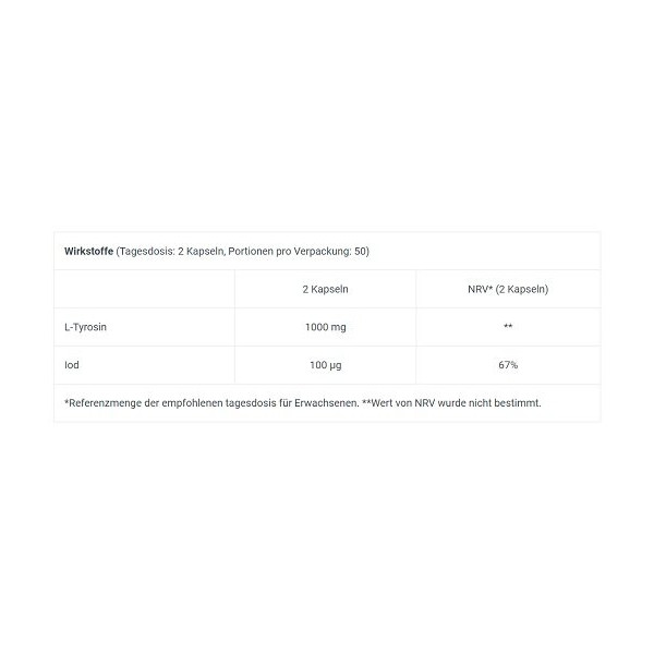 BioTech Tyrosine 100 Kapseln