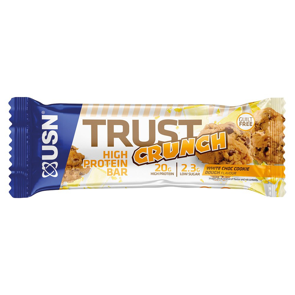 USN Trust Crunch High Protein Bar White Choc Cookie Dough