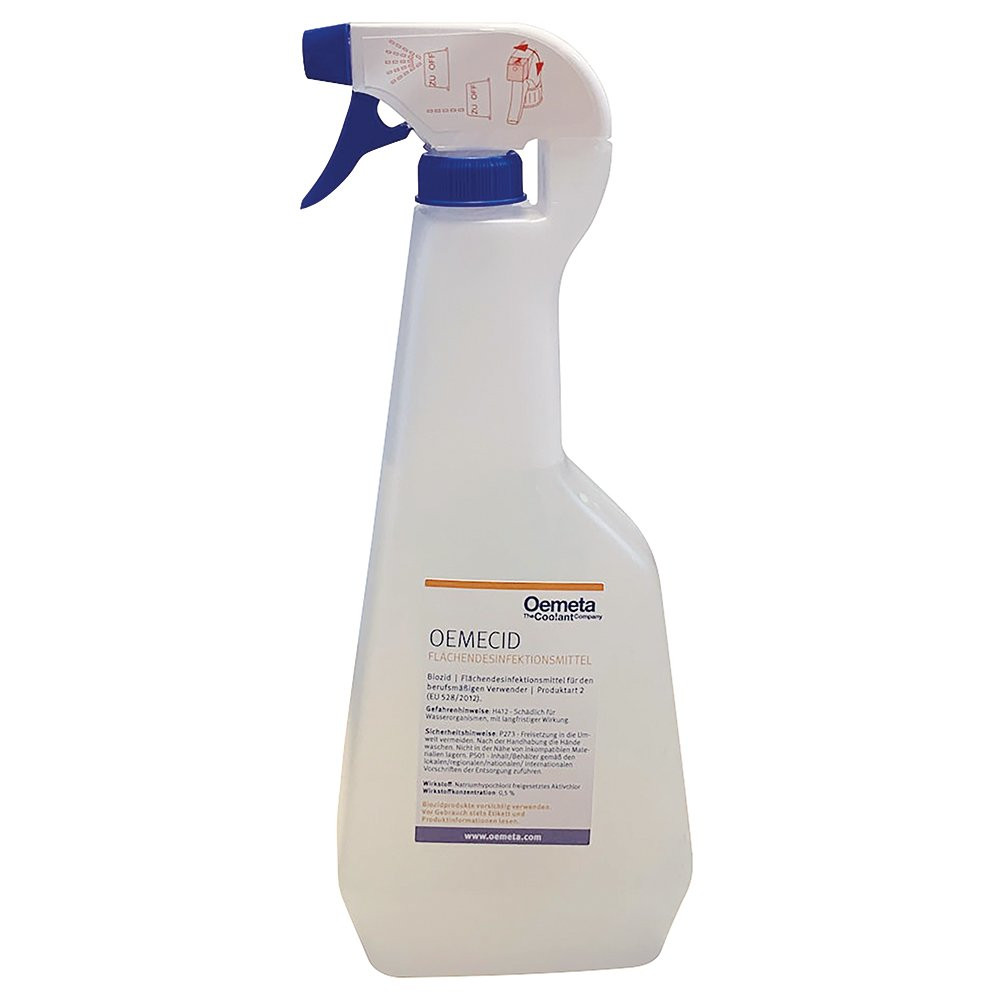 Flächen-Desinfektionsmittel Oemeta Oemecid 1 Liter Sprühflasche