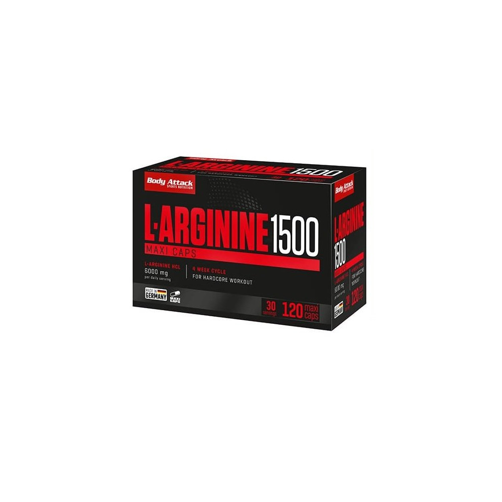 Body Attack L-Arginin 1500 120 Kapseln