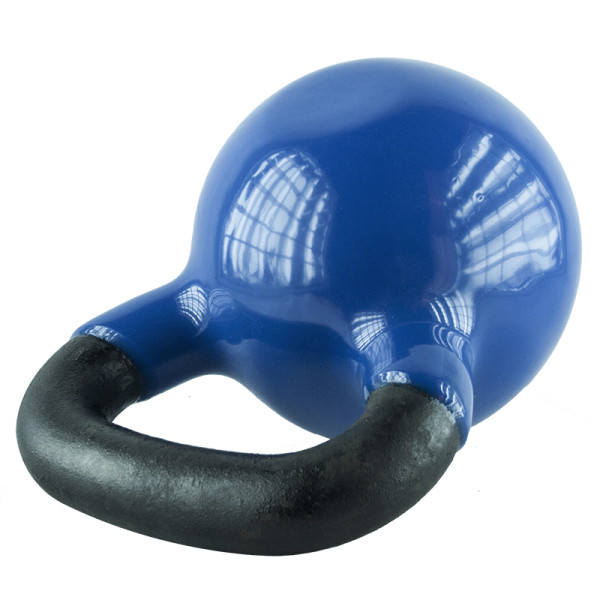 BLUE KETTLEBELL AUS GUSSEISEN MIT VINYLBESCHICHTUNG HMS