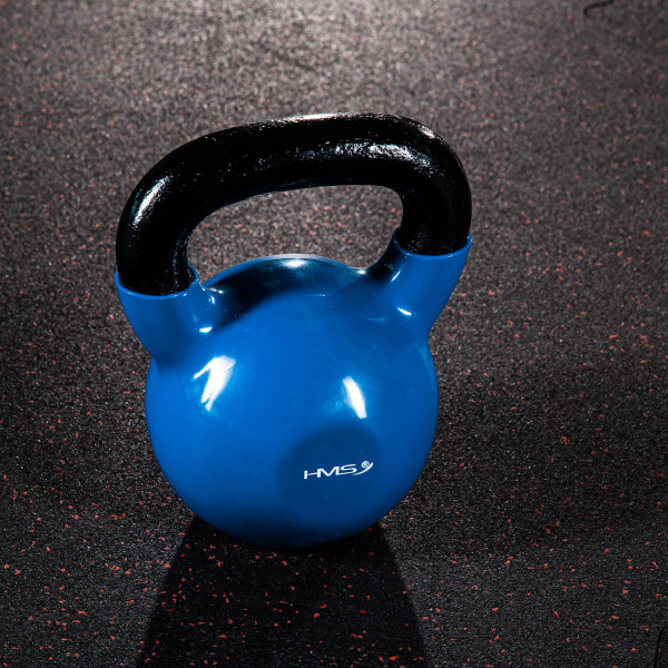 BLUE KETTLEBELL AUS GUSSEISEN MIT VINYLBESCHICHTUNG HMS