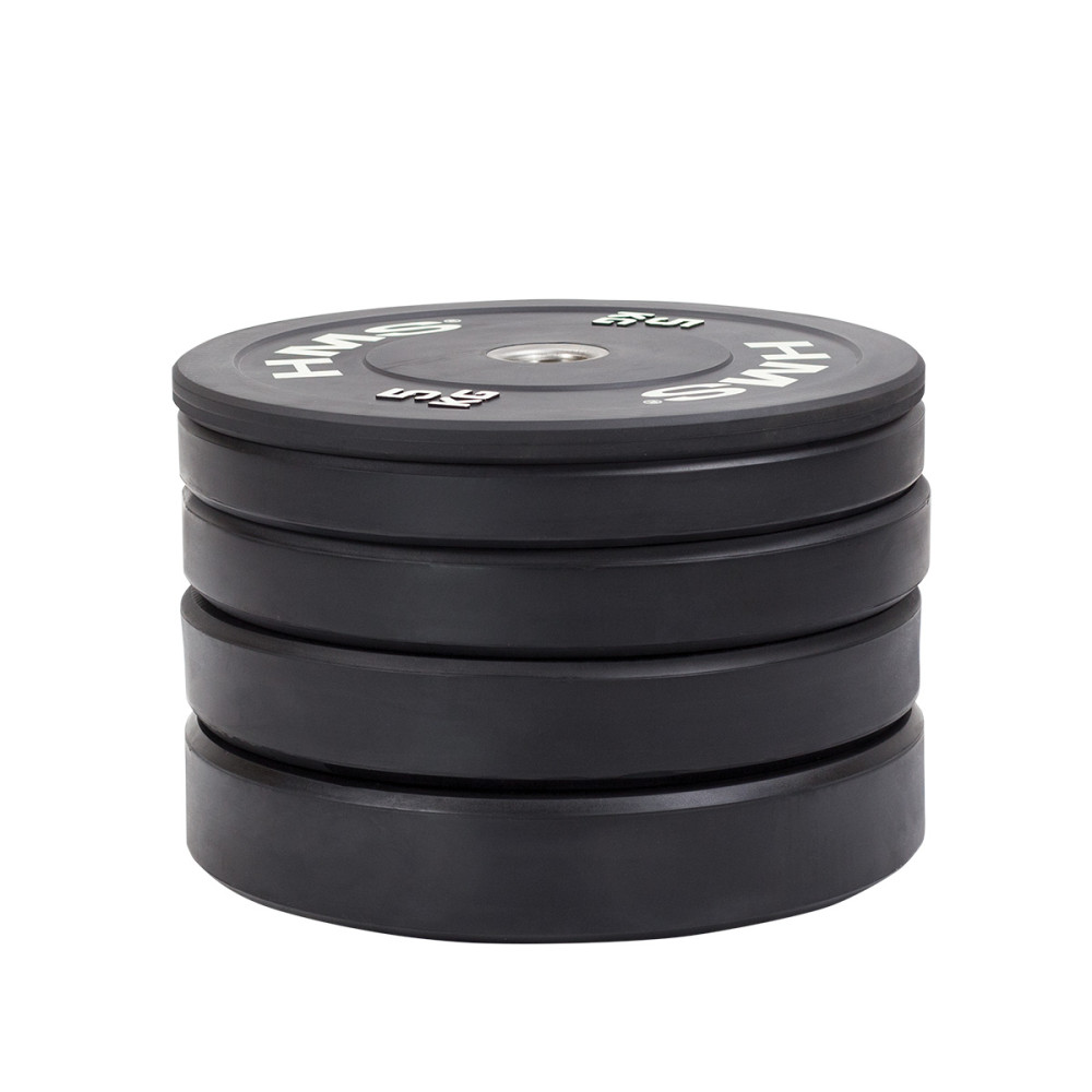 BLACK OLYMPISCHE HANTELSCHEIBE BUMPER 10 KG HMS