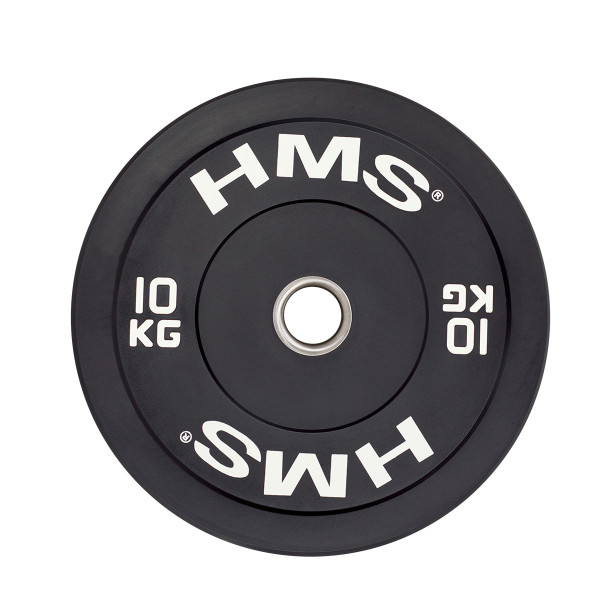BLACK OLYMPISCHE HANTELSCHEIBE BUMPER 10 KG HMS