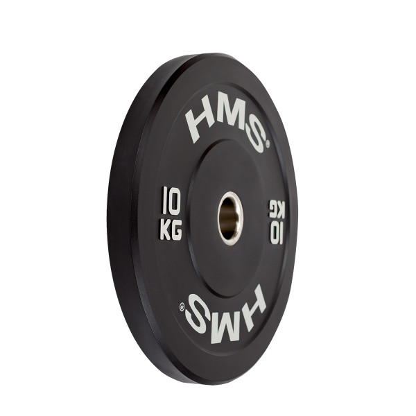 BLACK OLYMPISCHE HANTELSCHEIBE BUMPER 10 KG HMS