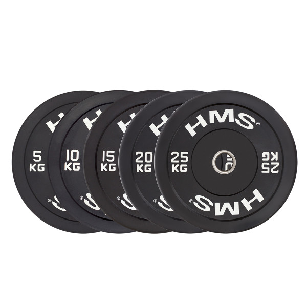 BLACK OLYMPISCHE HANTELSCHEIBE BUMPER 10 KG HMS