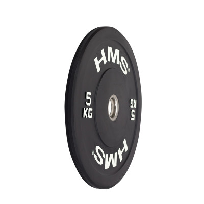 BLACK OLYMPISCHE HANTELSCHEIBE BUMPER 5 KG HMS