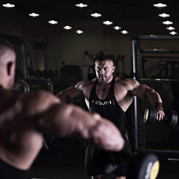 PRO 20 KG RUNDHANTEL MIT GUMMIUMMANTELUNG HMS