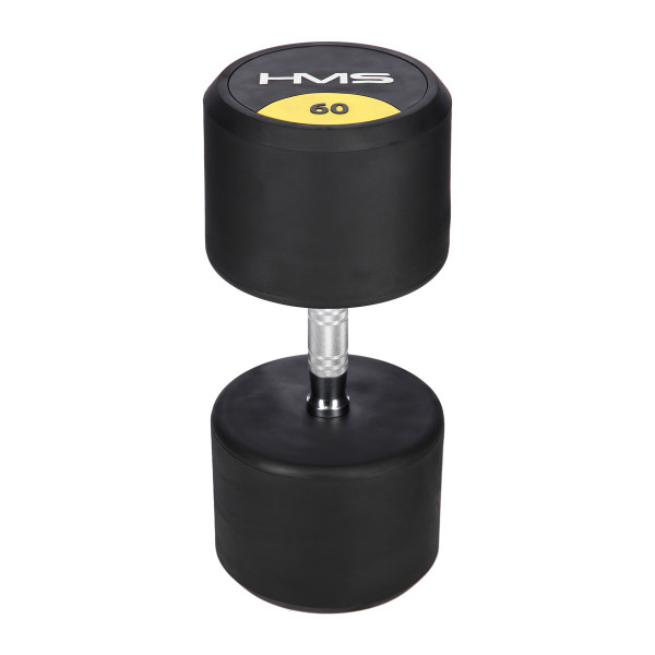 PRO 60 KG RUNDHANTEL MIT GUMMIUMMANTELUNG HMS