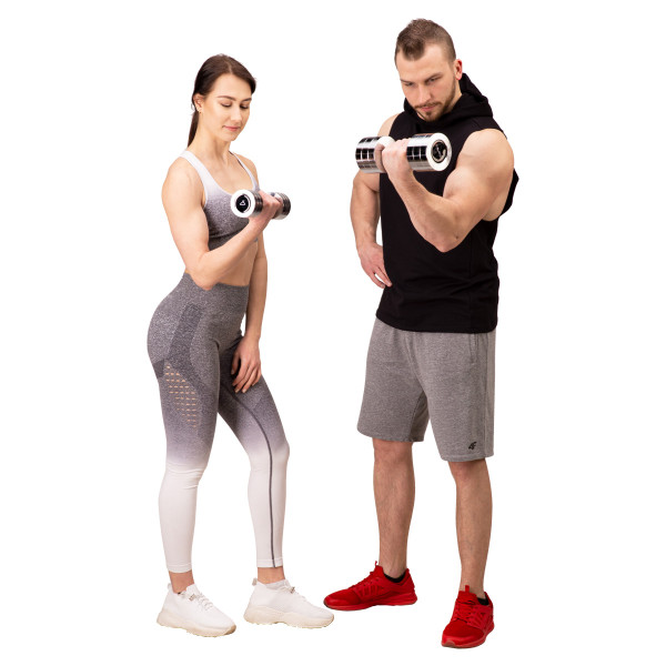 KURZHANTELN VERCHROMT (2 Stk.) HMS