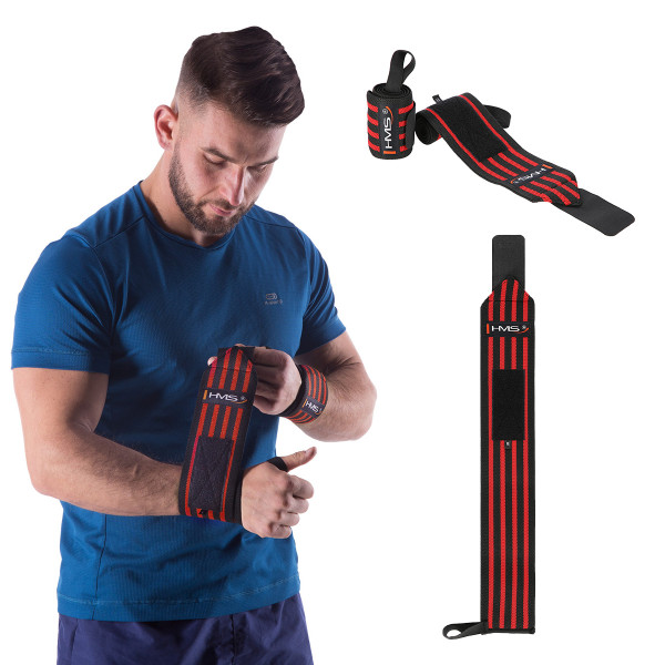 RED HANDGELENKSBANDAGEN (2 Stk.) HMS