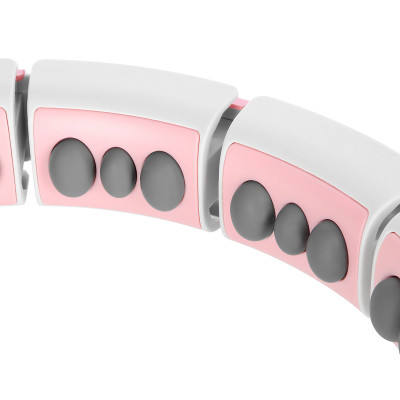 FH06 PINK HULA HOOP REIFEN MIT SCHWERKRAFTBALL UND ZÄHLER