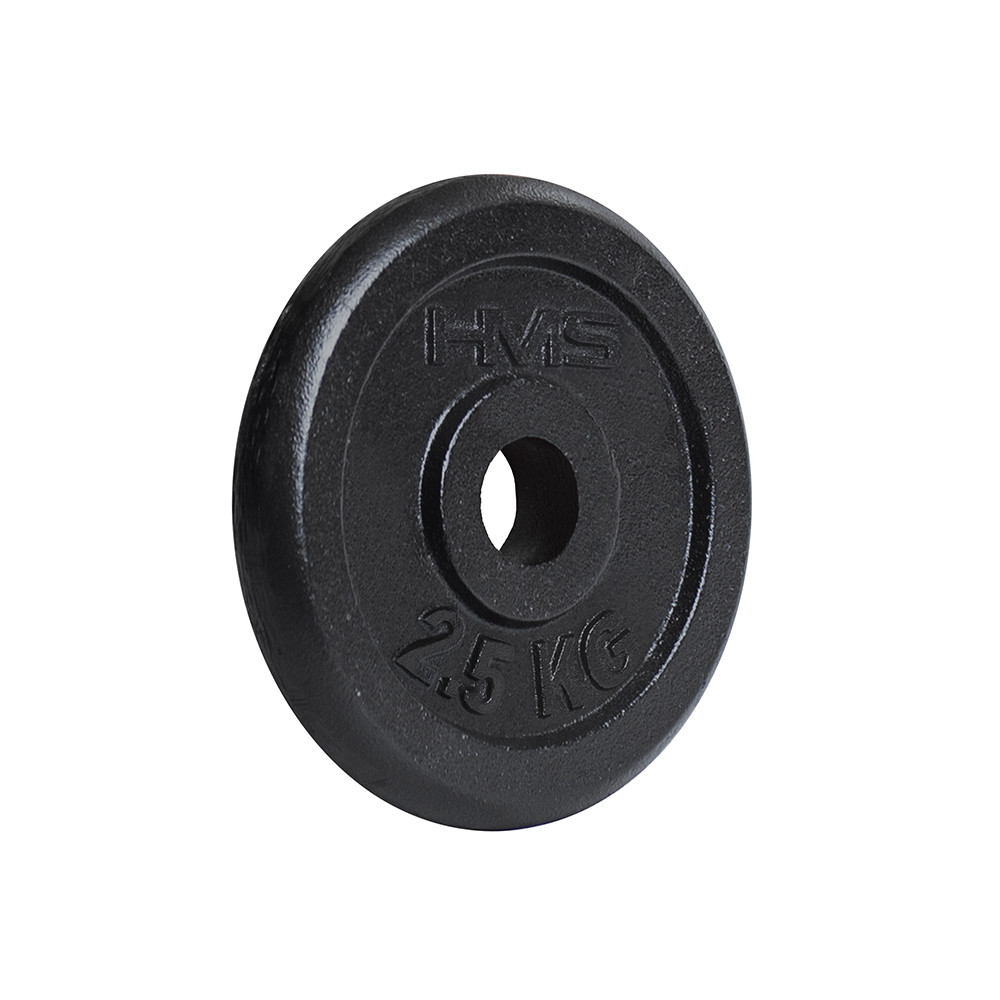 HANTELSCHEIBE SCHWARZ 2.5 KG HMS