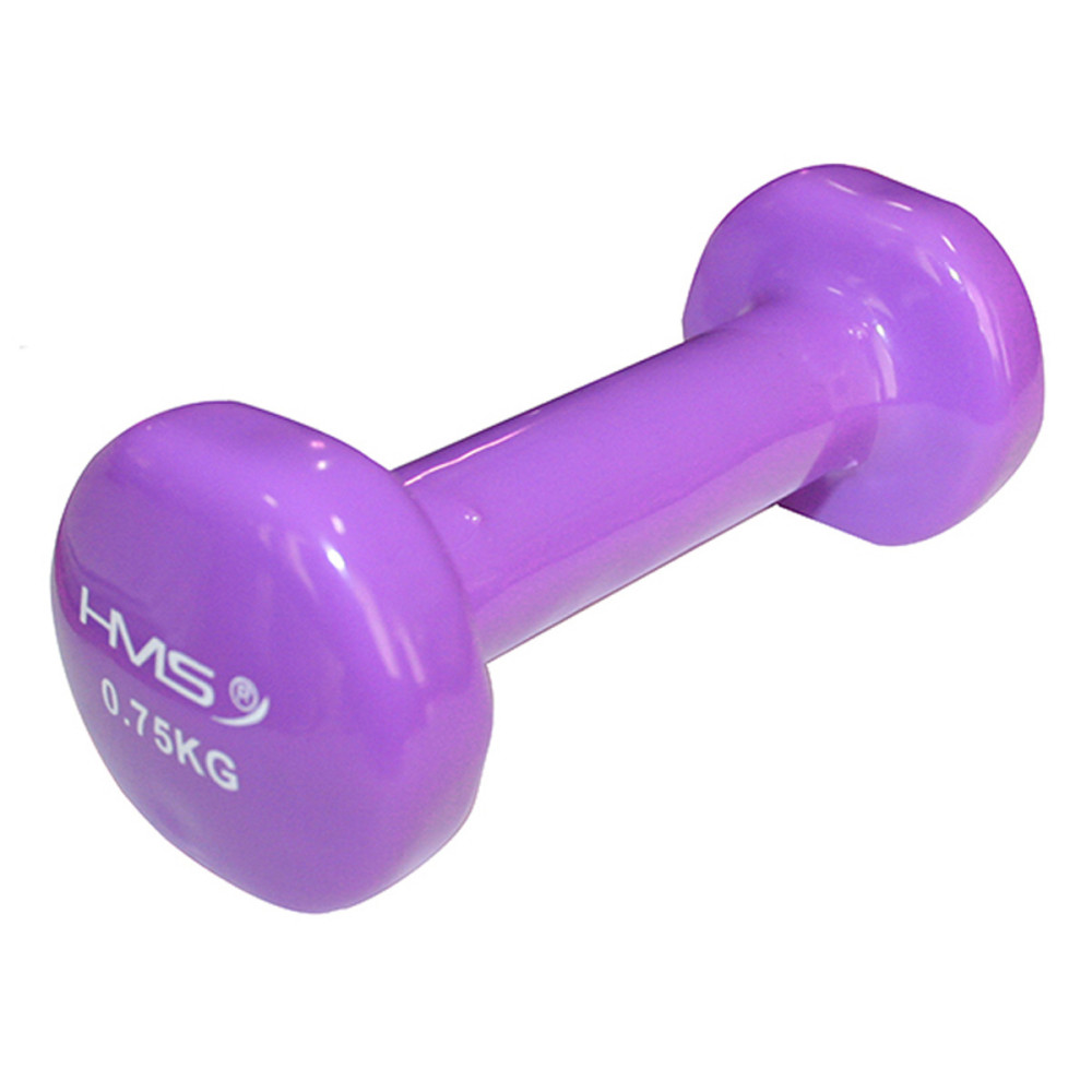 KURZHANTEL AUS GUSSEISEN MIT VINYLBESCHICHTUNG 0.75 KG HMS