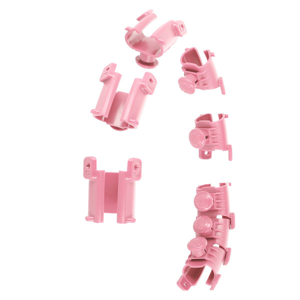 ROSA HULA-HOOP-REIFEN MIT MASSAGEPUNKTEN UND SCHWERKRAFTBALL HMS