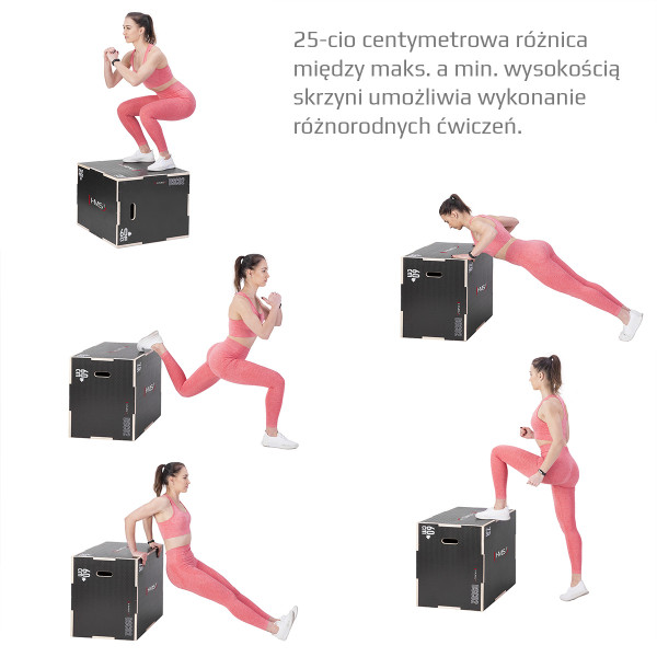PLYO-BOX VERSTÄRKT 750x600x500 MM HMS