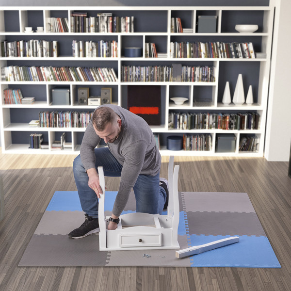 PUZZLE-MATTE UNTERLEGMATTE BLAU 9 ELEMENTE 10MM