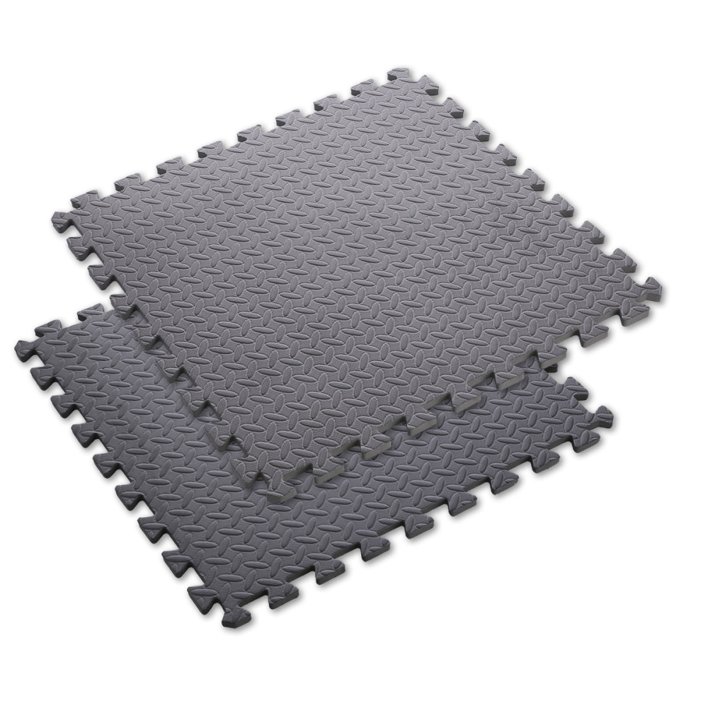 PUZZLE-MATTE FÜR FITNESSGERÄTE DUNKELGRAU 9 ELEMENTE 12 MM HMS PREMIUM