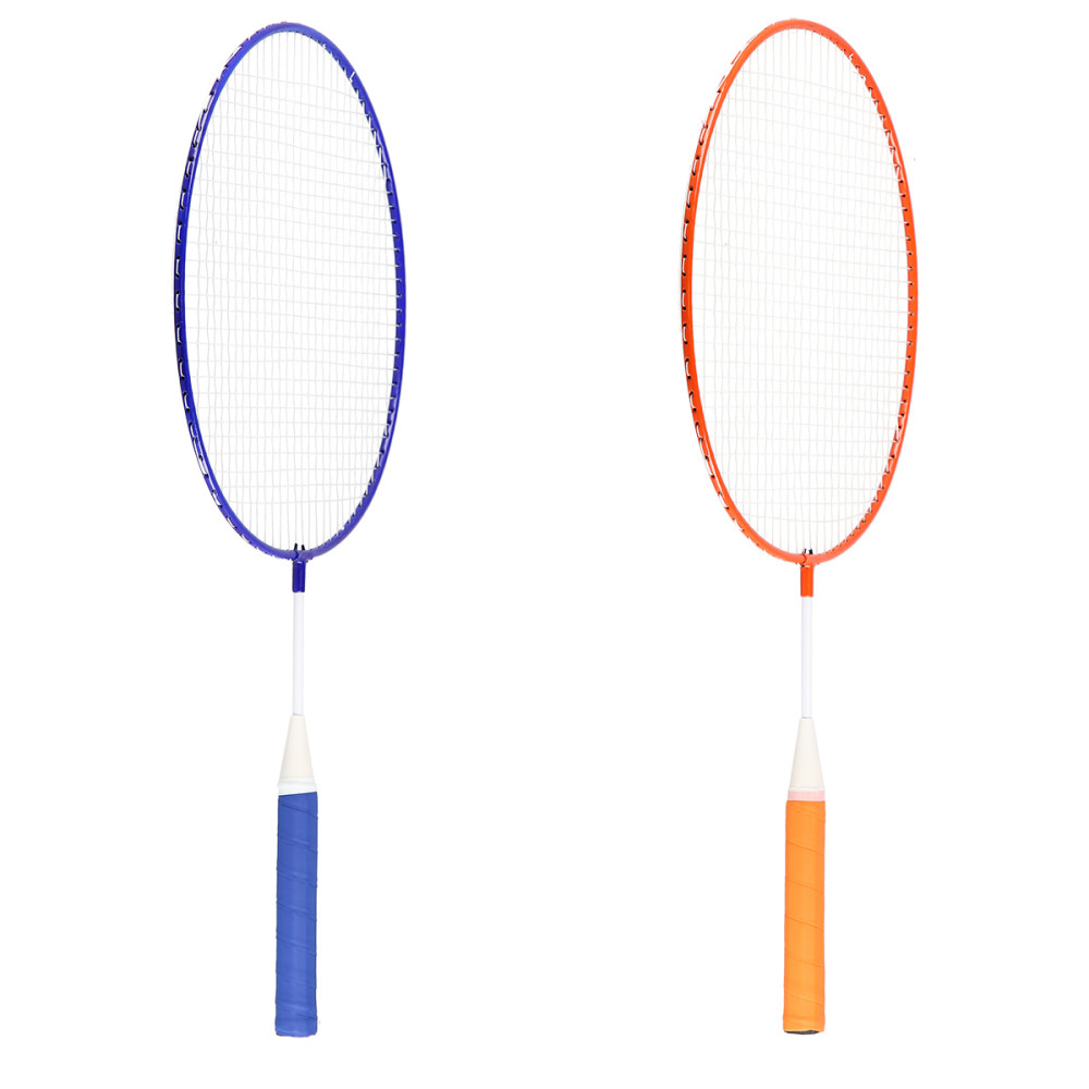 STAHL / BADMINTON-SET 2 SCHLÄGER + BADMINTONBALL JUNIOR NILS