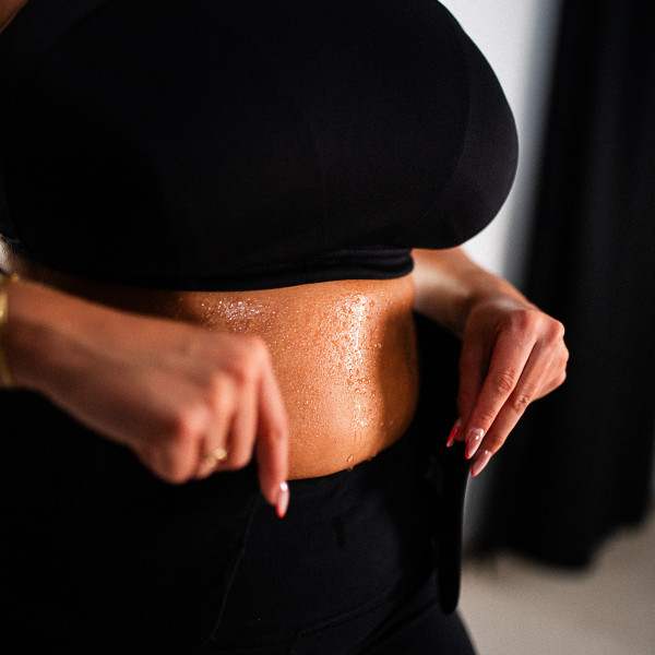 BAUCHBANDAGE BLACK PLUS SIZE HMS