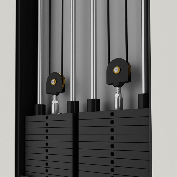 KRAFTSTATION MIT ZWEI GEWICHTSBLÖCKEN COMMERCIAL HMS