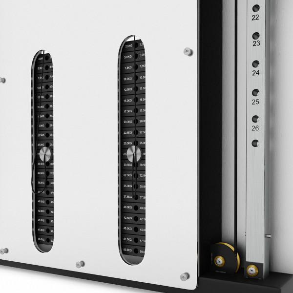 KRAFTSTATION MIT ZWEI GEWICHTSBLÖCKEN COMMERCIAL HMS