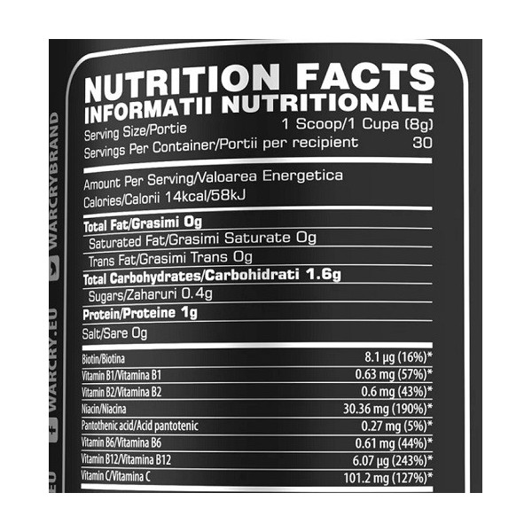 Genius Nutrition Warcry Gaming 240g