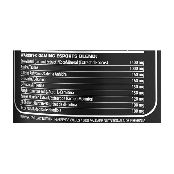 Genius Nutrition Warcry Gaming 240g