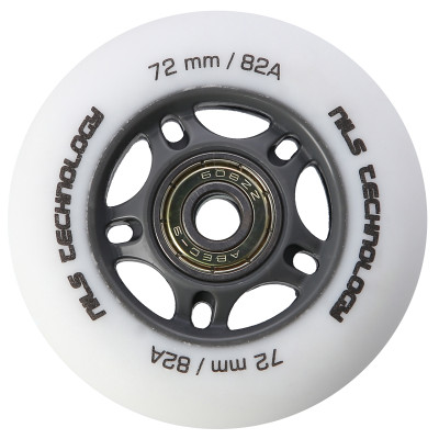 72x24 82A WEIß MATT (4 St.) + ABEC-9 (8 St.) SET NILS...