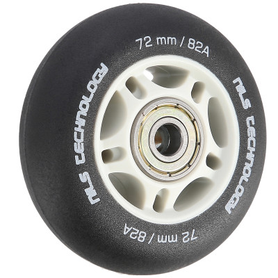 72x24 82A SCHWARZ MATT (4 St.) + ABEC-9  (8 St.) SET NILS...