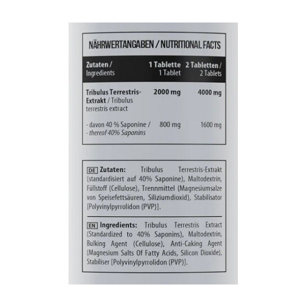 MST - Healthy Tribulus 2000 mg - 60 Tabletten