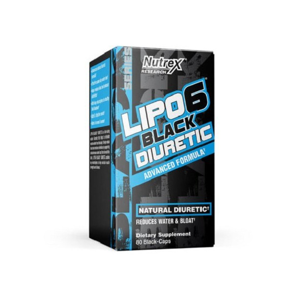 Nutrex Lipo 6 Black DIURETIC 80 Kapseln
