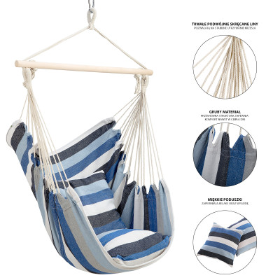 BLAU HÄNGESESSEL NILS CAMP