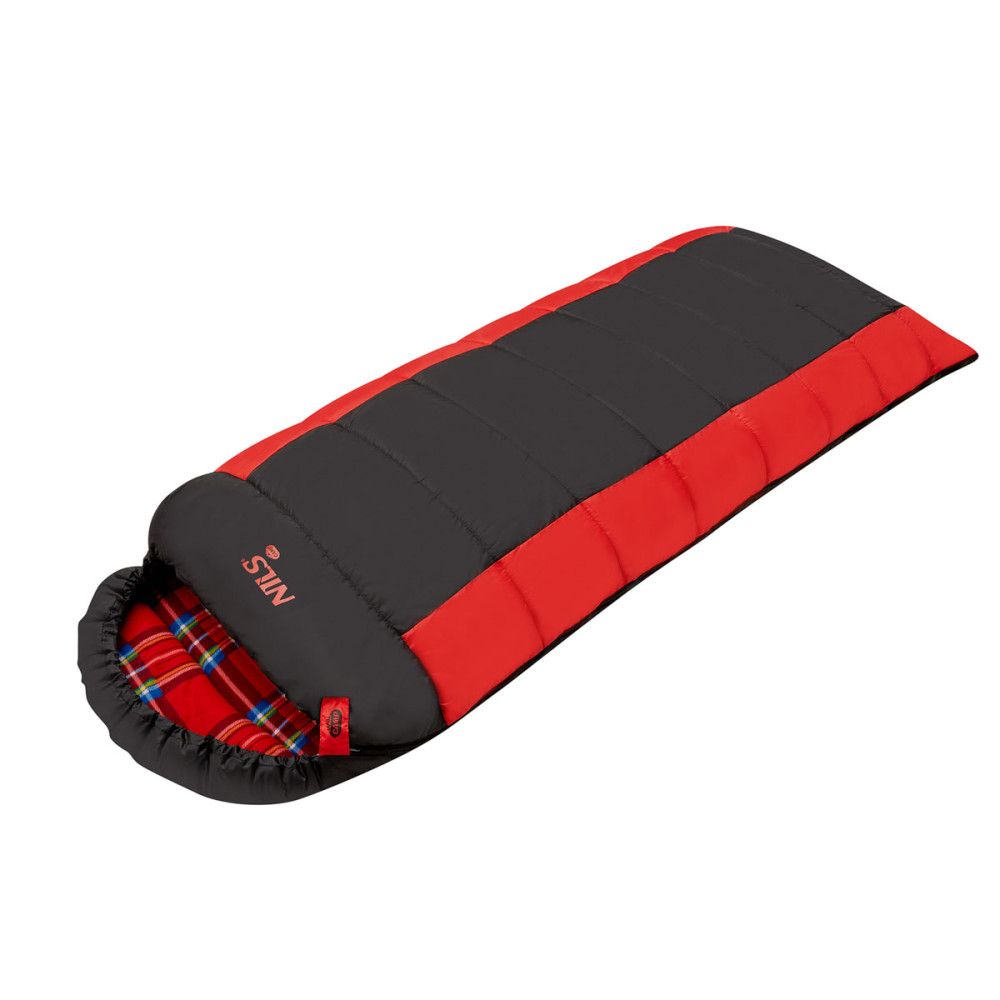 SCHWARZ-ROT SCHLAFSACK NILS CAMP