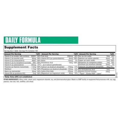 Universal Daily Formula 100 Tab.