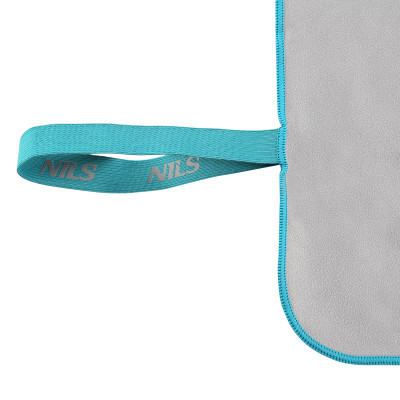 DUNKELGRAU MIKROFASERHANDTUCH 180x100cm NILS