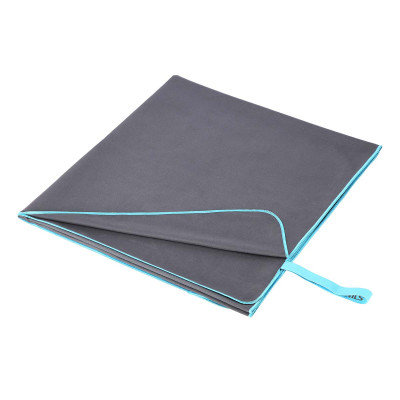 DUNKELGRAU MIKROFASERHANDTUCH 200x90cm NILS