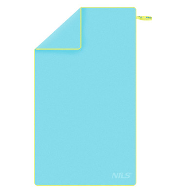 MIKROFASERHANDTUCH HELLBLAU 180x100 cm NILS