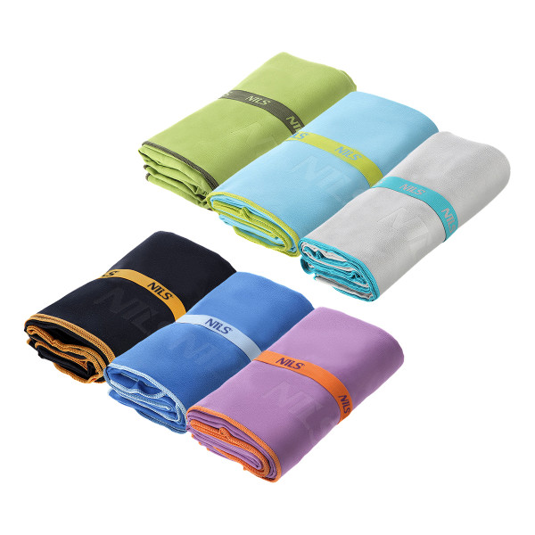 MIKROFASERHANDTUCH HELLBLAU 180x100 cm NILS