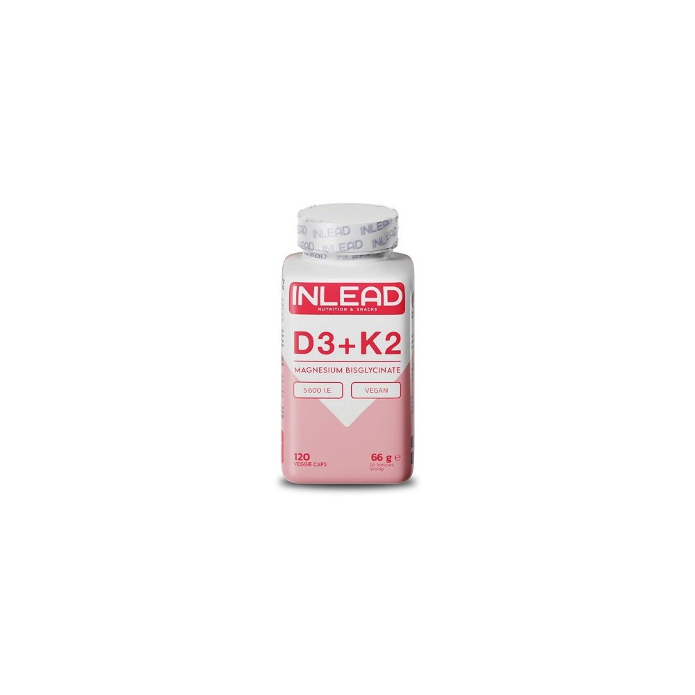 INLEAD Vitamin D3 + K2 + Magnesium 120 Kapseln
