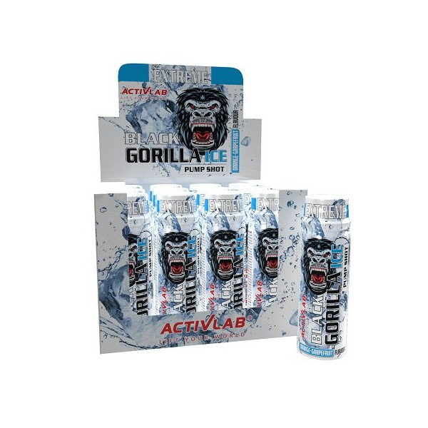 Activlab Black Gorilla Ice Pump Shot Orange Grapefruit 12x80ml