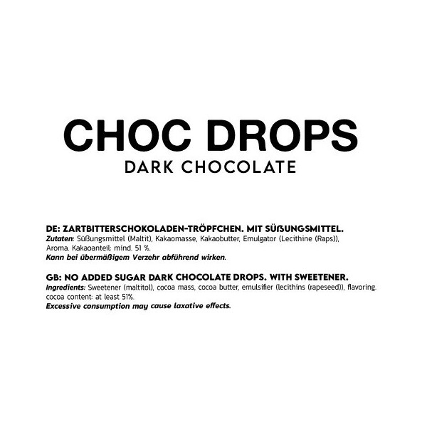 INLEAD Choc Drops 150g