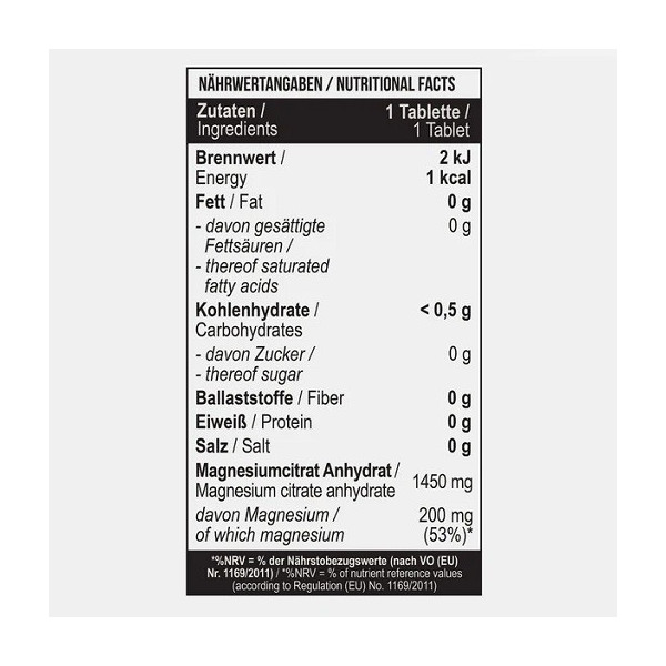 MST - Magnesium Citrat 200mg - 90 Tabletten