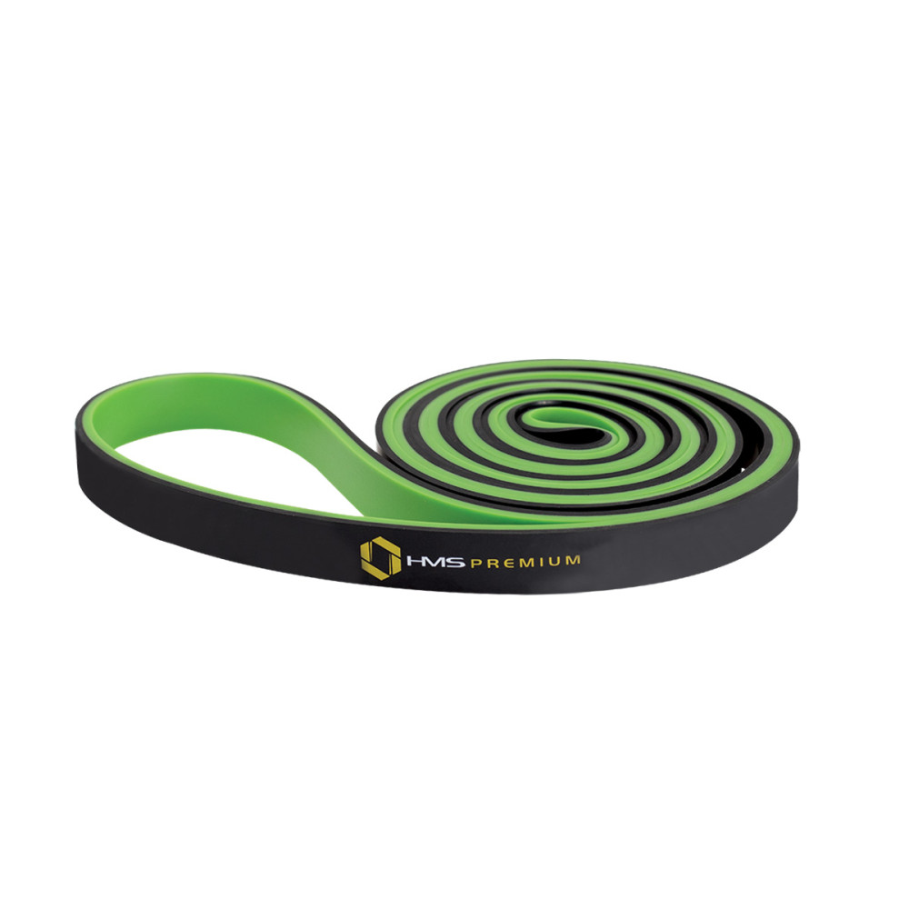 GRÜN-SCHWARZ 17 x 5 x 2250 MM TRAININGSBAND HMS PREMIUM