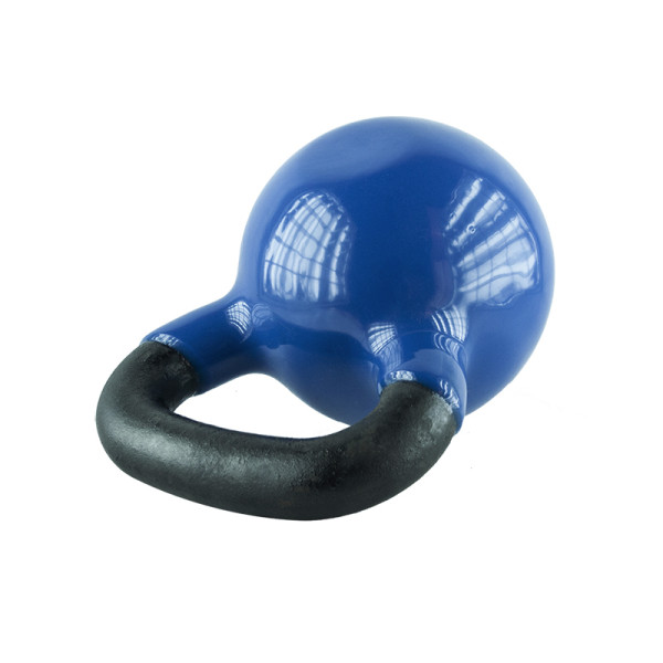 BLUE KETTLEBELL AUS GUSSEISEN MIT VINYLBESCHICHTUNG HMS