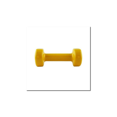 KURZHANTEL AUS GUSSEISEN MIT VINYLBESCHICHTUNG 1.0 KG HMS