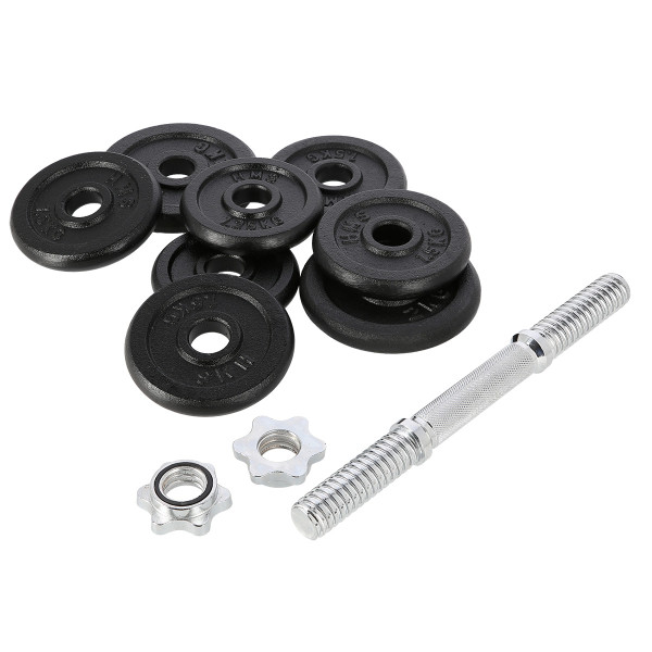 KURZHANTEL MIT GEWINDE 15 KG HMS