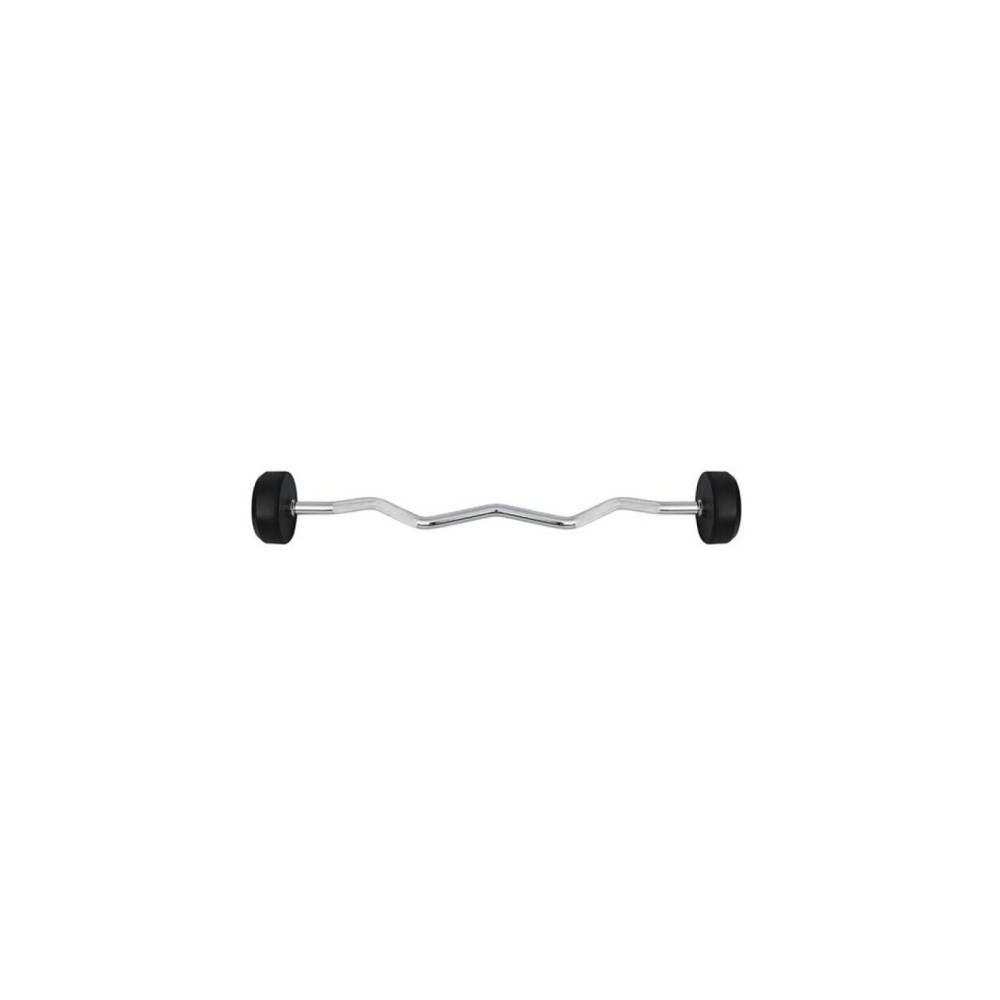 CURLHANTEL CURLSTANGE MIT FESTEM GEWICHT UND GUMMIBESCHICHTUNG 30 KG HMS