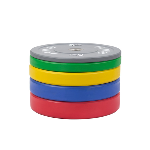 GREEN OLYMPISCHE HANTELSCHEIBE BUMPER 10 KG HMS